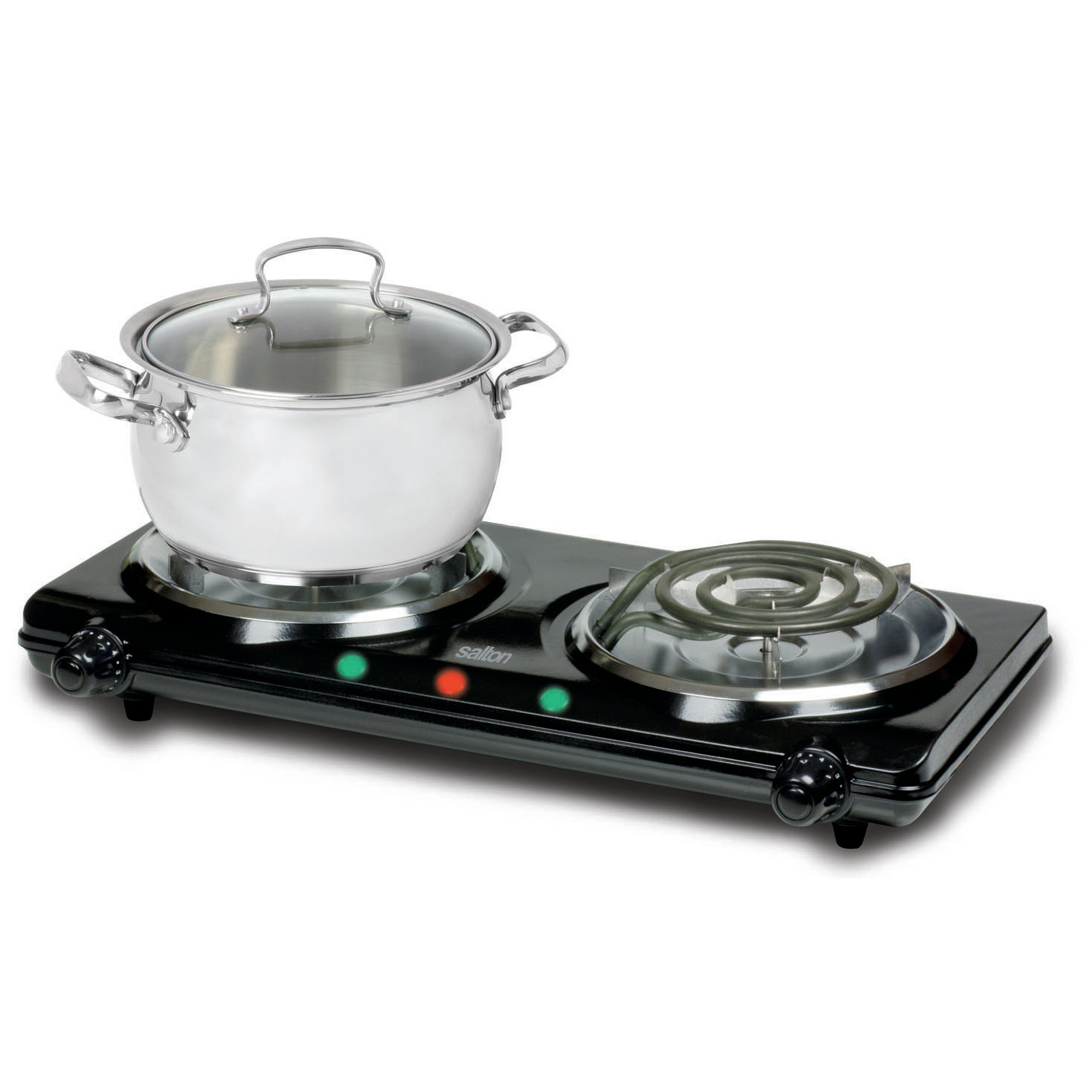 Salton Portable 17" Electric Cooktop with 2 Burners & Reviews Wayfair.ca
